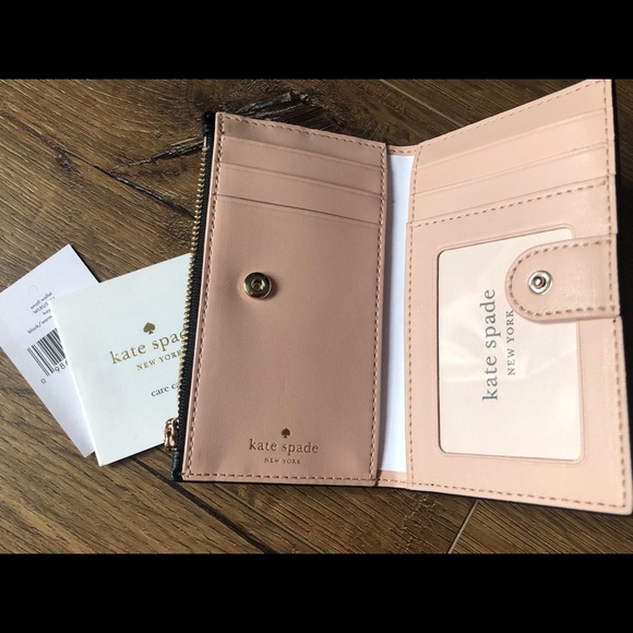 KATE SPADE-NWT Black Leather Wallet - Picture 3 of 9